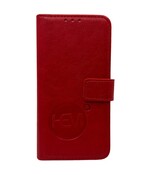 HEM Leren Book Case - iPhone 17 Pro Max / iPhone 18 Pro Max Hoesje - Rood / Burned Red - Luxe Wallet Case / Portemonnee Hoesje met Pasjeshouder en Bescherming - iPhone 17 Pro Max / iPhone 18 Pro Max Bookcase