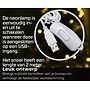 HEM HEM LED Neon Kerstman met witte rand op muts – Kerstverlichting Wandlamp – Oranje/Rood/Wit – Binnen – Neon Kerstverlichting – Inclusief Opbergzak