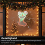 HEM HEM LED Neon Kerstsok – Kerstverlichting Wandlamp – Groen/Rood/Wit – Binnen – Neon Kerstverlichting – Inclusief Opbergzak