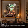 HEM HEM LED Neon Kerstsok – Kerstverlichting Wandlamp – Groen/Rood/Wit – Binnen – Neon Kerstverlichting – Inclusief Opbergzak