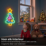 HEM HEM LED Neon Kerstboom – Kerstverlichting Wandlamp – Groen/Roze/Blauw/Oranje/Geel – Binnen – Neon Kerstverlichting – Inclusief Opbergzak