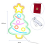 HEM HEM LED Neon Kerstboom – Kerstverlichting Wandlamp – Groen/Roze/Blauw/Oranje/Geel – Binnen – Neon Kerstverlichting – Inclusief Opbergzak