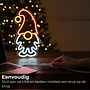 HEM HEM LED Neon Gnoom – Kerstverlichting Wandlamp – Geel/Rood/Wit – Binnen – Neon Kerstverlichting – Inclusief Opbergzak