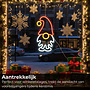 HEM HEM LED Neon Gnoom – Kerstverlichting Wandlamp – Geel/Rood/Wit – Binnen – Neon Kerstverlichting – Inclusief Opbergzak