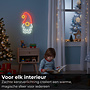 HEM HEM LED Neon Gnoom – Kerstverlichting Wandlamp – Geel/Rood/Wit – Binnen – Neon Kerstverlichting – Inclusief Opbergzak