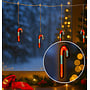 HEM HEM Infinity Kerstverlichting - LED Zuurstokken Met Spiegel Effect - Warme Gloed - Inclusief Opbergzak - Kerstdecoratie Binnen - Infinity Candy Canes in een gordijn