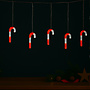 HEM HEM Infinity Kerstverlichting - LED Zuurstokken Met Spiegel Effect - Warme Gloed - Inclusief Opbergzak - Kerstdecoratie Binnen - Infinity Candy Canes in een gordijn