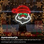 HEM HEM LED Neon Kerstman met puntige baard– Kerstverlichting Wandlamp – Oranje/Rood/Wit – Binnen – Neon Kerstverlichting – Inclusief Opbergzak