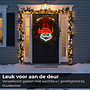 HEM HEM LED Neon Kerstman met puntige baard– Kerstverlichting Wandlamp – Oranje/Rood/Wit – Binnen – Neon Kerstverlichting – Inclusief Opbergzak
