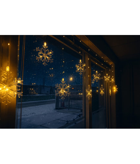 HEM HEM LED Sneeuwvlok Lichtgordijn + Zakje