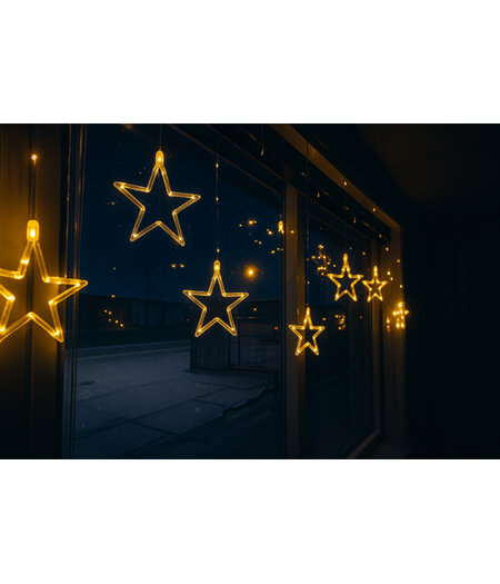 HEM HEM LED Kerstster Lichtgordijn + Zakje