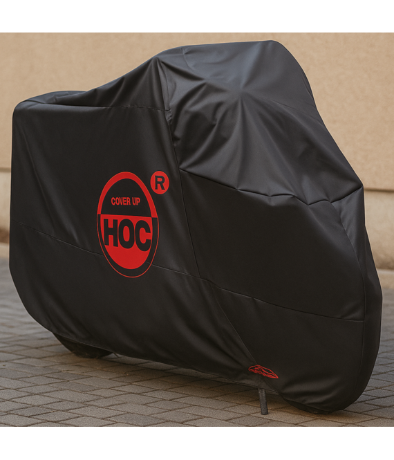 CUHOC Motorhoes waterdicht 265*105*125 cm  (2XL ) stofvrij / ademend  / RED Label