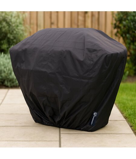 CUHOC CUHOC BBQ Hoes - 170x61x117 cm - bbq hoes waterdicht - Functionele zwarte beschermhoes BBQ - Red Label