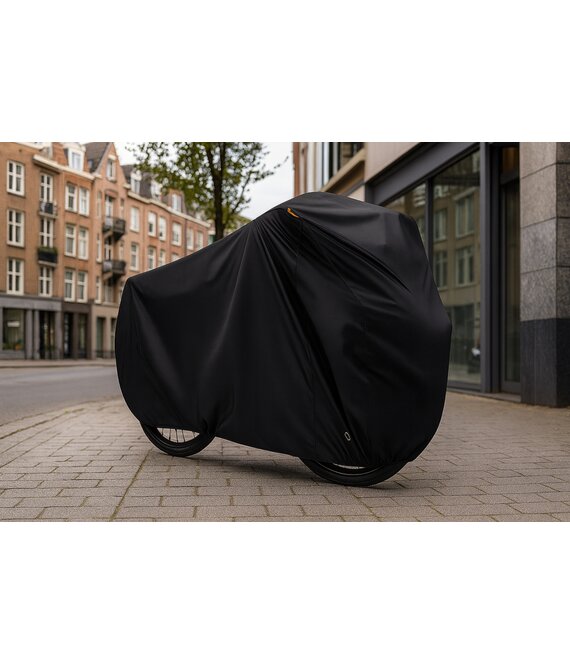 CUHOC CUHOC Fietshoes zwart voor kinderfietsen van 26 inch / 170 cm ( 190x66x98) - Fiets Hoes in maat L / Leeftijdscategorie 10-14 jaar