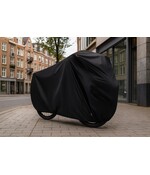 CUHOC Fietshoes zwart voor kinderfietsen van 24 inch / 160 cm ( 180x60x90) - Fiets Hoes in maat M - Leeftijdscategorie 8-12 jaar