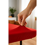 HEM HEM Elastische Buffettafel Hoes 180x70  Rood – Tafelhoes voor Klaptafel – Buffettafelhoes Stretch – Hoes voor Tuin- en Campingtafel – Strakke Klaptafelhoes Wasbaar