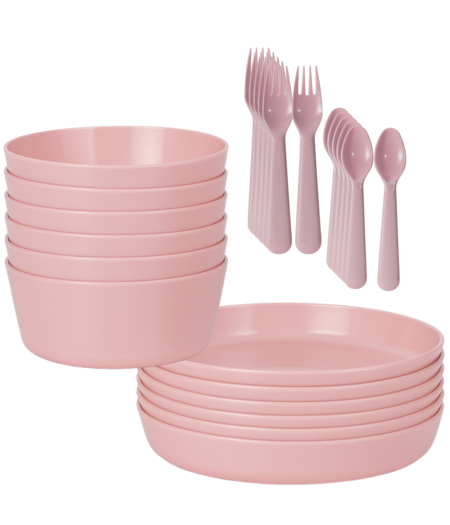 HEM Serviesset – Roze