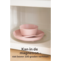 HEM HEM 24-delig Serviesset 6 Persoons – Roze Kunststof – Picknickset – BPA-vrij & Vaatwasserbestendig – 6x Bord, 6x Kom, 6x Vork, 6x Lepel – Lichtgewicht Plastic Servies – Met HEM Opbergzak