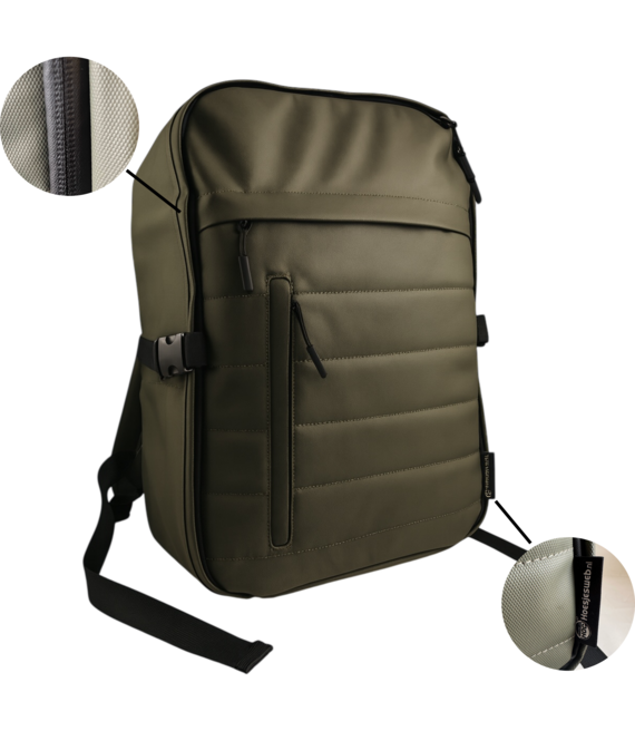 CUHOC CUHOC Travel Backpack 20L Groen – Rugzak/ Rugtas Handbagage – Waterafstotend – Universeel Handbagage-proof