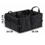 CUHOC CUHOC Kofferbak Organizer Auto Zwart – Kofferbak Tas / Opbergtas – Auto Organizer – Oxford 600D – 56x39x26,5 cm
