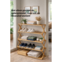 HEM HEM Deur Hanger Organizer incl. Haken – 16 Vakken – Over de Deur Schoenenrek – Multifunctionele Opberger voor Schoenen, Accessoires & Speelgoed – Grijs Mesh – Inclusief HEM Microvezeldoekje