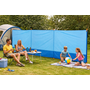 HEM HEM Camping Windscherm 400 x 140 cm – Compleet Met Stokken, Haringen & Scheerlijnen – Waterafstotend 190T Polyester – Glasfiber Stokken – Blauw