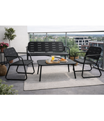 Metalen tuinsets 4-delig