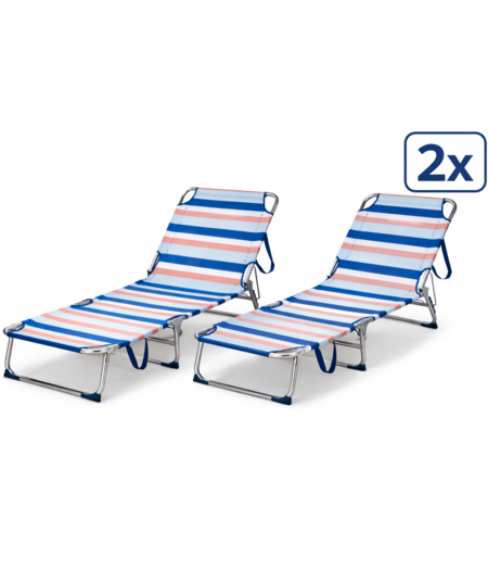 HEM HEM 2x Strandligbed Blauw