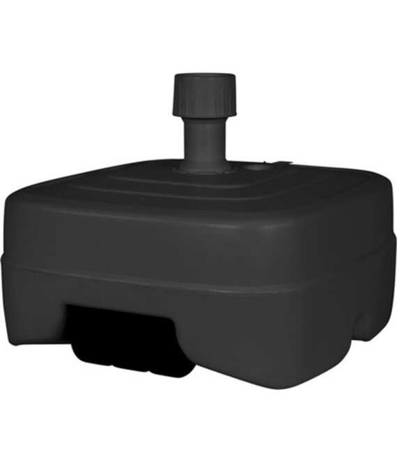 CUHOC Parasolvoet Vulbaar met Water of Zand – 40-60 kg – Ø 33-50 mm – Zwart – Met Wiel - CUHOC