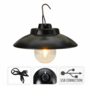 HEM HEM Camping Hanglamp Oplaadbaar USB-C – LED Sfeerlamp met Haak – 2 Standen warm Licht – Tentlamp voor Camping Caravan Camper & Tuin – Incl. Oplaadkabel