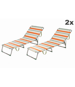 HEM 2x Strandligbed Oranje