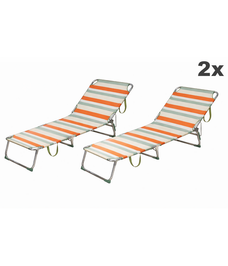 HEM HEM 2x Strandligbed Oranje