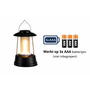 HEM HEM Campinglamp LED – Tentlamp met Ophanghaak – Werkt op 3x AAA Batterijen – Sfeerlamp voor Tent, Caravan & Noodverlichting – Zwart 12 cm – Inclusief HEM Opbergzakje
