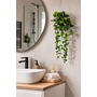 HEM HEM Hangplant Kunstplant – Groene Hangende Plant – Decoratieve Nepplant met Pot – Onderhoudsvrije Kamerplant voor Woonkamer, Badkamer of Kantoor