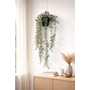 HEM HEM Hangplant kunstplant eucalyptus – Hangende kunstplant met pot – Realistische nepplant – Decoratieve hangplant voor woonkamer, badkamer of kantoor