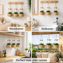 HEM HEM Kunstplant Hangplant Set 3x – Plantenhanger Jute Mand – Kleine Kunstplanten 12 cm – Groen – Onderhoudsvrij
