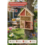 HEM HEM Insectenhotel Hout 37 cm Rood – Bijenhotel & Insectenhuis – Voor Tuin en Balkon – Nestkast voor Bijen, Vlinders en Lieveheersbeestjes – Ophangbaar