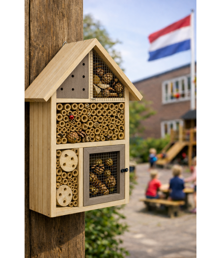 HEM HEM Insectenhotel Hout Grijs