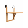 HEM HEM Balkontafel Hangtafel Acacia hout 40x42x60 cm –  Accacia Houten balkonklaptafel Buiten – Inklapbare Tuintafel