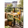 HEM HEM Balkontafel Hangtafel Acacia hout 40x42x60 cm –  Accacia Houten balkonklaptafel Buiten – Inklapbare Tuintafel