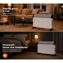 HEM HEM Campingkachel 750W, 1250W en 2000W - Convector Kachel - Elektrische Verwarming - Thermostaat - Vrijstaand