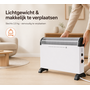 HEM HEM Campingkachel 750W, 1250W en 2000W - Convector Kachel - Elektrische Verwarming - Thermostaat - Vrijstaand