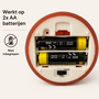 HEM HEM LED Kaarsen Set 3 Stuks - Rode Stompkaarsen - Met Afstandsbediening & Timer - Realistisch Kaarsvet Effect - 12 cm Diameter