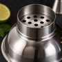 HEM HEM Barset met cocktailshaker RVS 6-delig - Cocktailset met ijsbucket, zeef, opener, tang en mes - Professionele cocktail shaker set