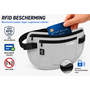HEM HEM RFID Heuptas Lichtgrijs – Heuptasje – Festival Tas – Buiktas – Reistas – Waist Bag – Anti Skim – Pasjes Beschermer – 26x13 cm