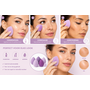 HEM HEM make-upsponsjes in potje - 5 delige set - Paarse beautyblenders - PU latexvrij - Inclusief HEM microvezeldoekje