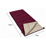 HEM HEM Slaapzak Envelop 190x75 cm Bordeaux – Zomer Slaapzak – Inclusief Opbergzak – Camping – Festival – Logeren