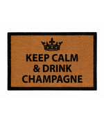 HEM Deurmat Keep Calm & Drink Champagne