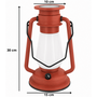 HEM HEM Solar Stormlantaarn – Oplaadbare Kampeerlamp / Tentlamp – Buitenlamp op Zonne-energie met Sensor – Warm Wit Licht – Automatisch Aanschakelend bij Donker – Inclusief Batterij & Opbergzak – Weerbestendig en Energiezuinig – Camping Lamp / Tuinlamp