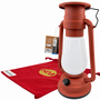 HEM HEM Solar Stormlantaarn – Oplaadbare Kampeerlamp / Tentlamp – Buitenlamp op Zonne-energie met Sensor – Warm Wit Licht – Automatisch Aanschakelend bij Donker – Inclusief Batterij & Opbergzak – Weerbestendig en Energiezuinig – Camping Lamp / Tuinlamp